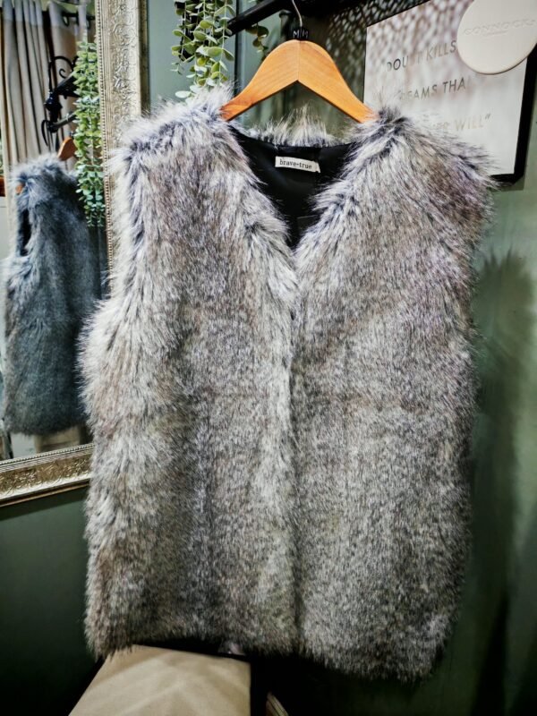 Brave & True Aspen Fur Vest - Image 2