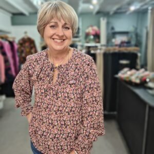 Saige by Nomads Ditsy Frill Blouse