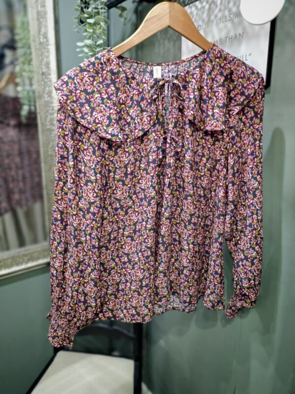 Saige by Nomads Ditsy Frill Blouse - Image 2