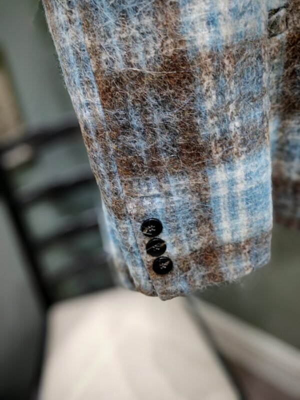 Embellished Plaid Jacket - Image 3