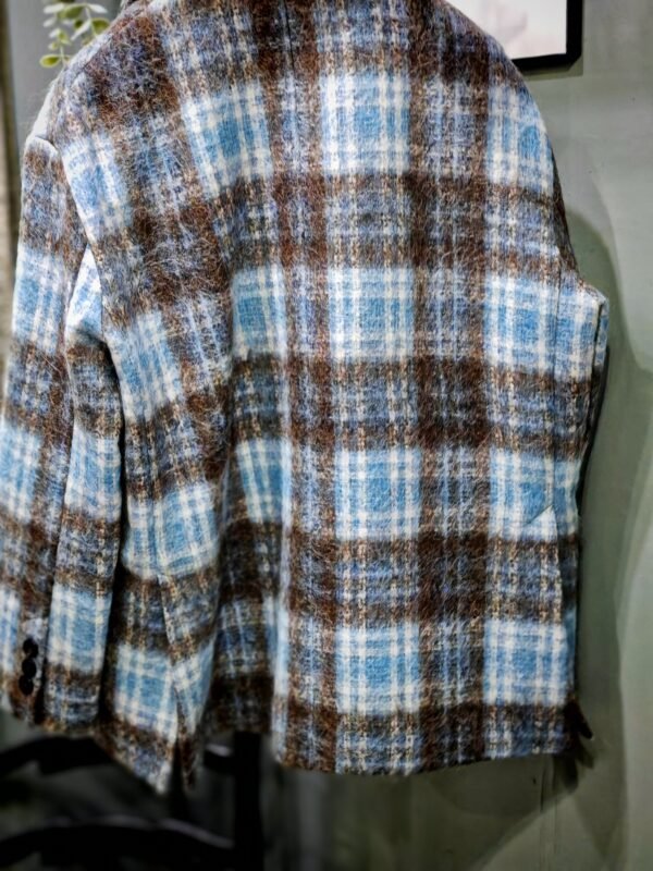 Embellished Plaid Jacket - Image 5