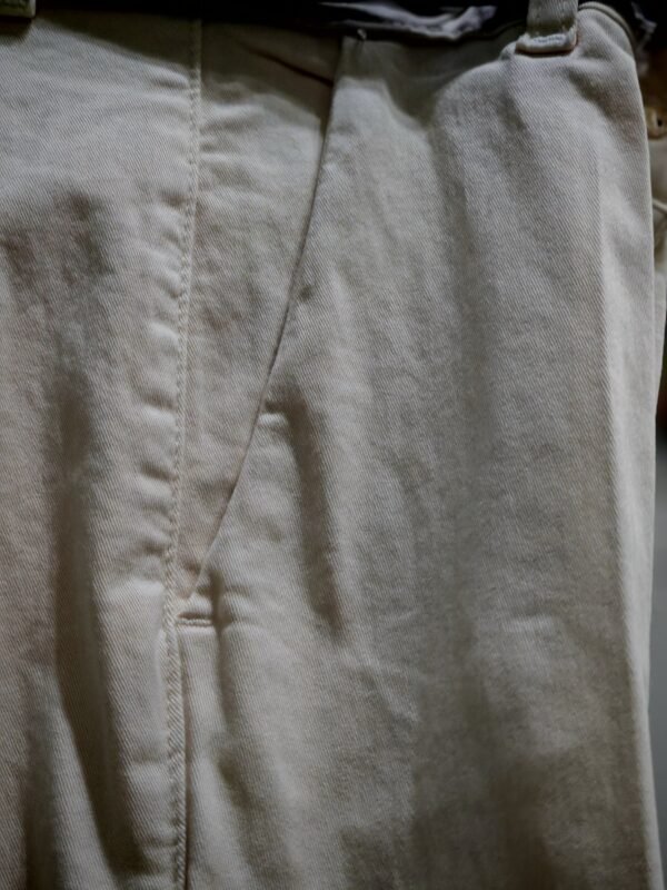 Cream Chino Type Jean - Image 4