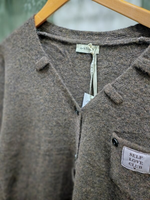 Brown Loop Logo Knit - Image 3