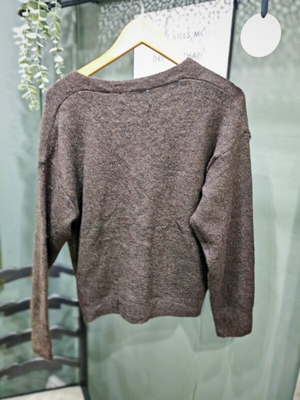 Brown Loop Logo Knit - Image 4