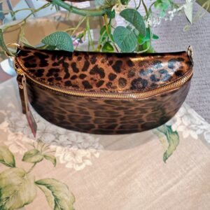 Leather Animal Crossbody Bag