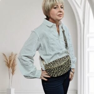 Leather Animal Crossbody Bag