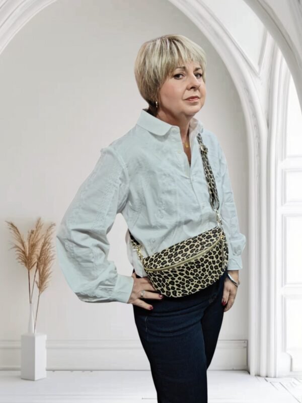 Leather Animal Crossbody Bag