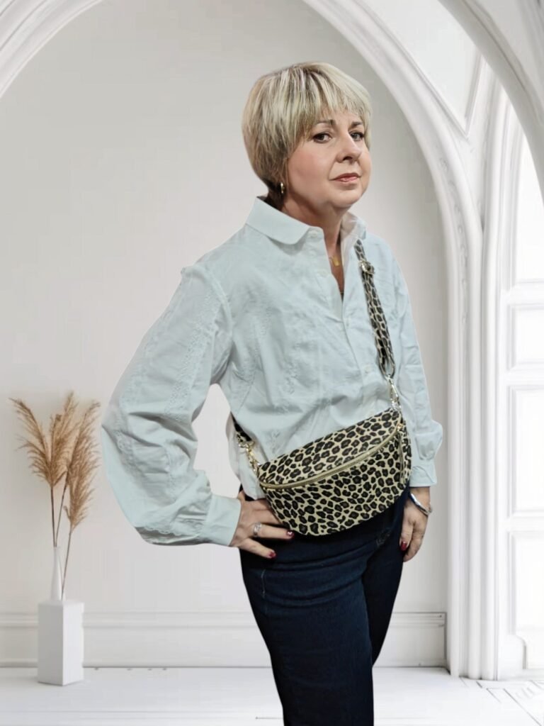 Leather Animal Crossbody Bag