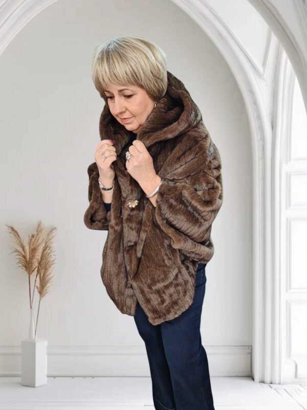 Faux Fur Cape - Image 7