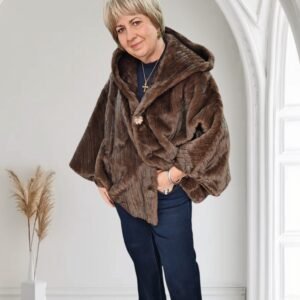 Faux Fur Cape
